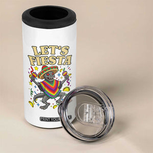 Funny Chupacabra Lets Fiesta 4 in 1 Can Cooler Tumbler Cinco De Mayo Gift TS12 Print Your Wear