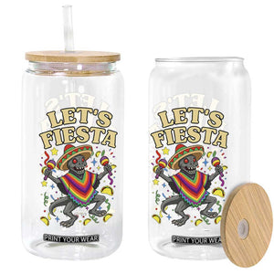 Funny Chupacabra Lets Fiesta Glass Can Cinco De Mayo Gift TS12 Print Your Wear