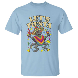 Funny Chupacabra Lets Fiesta T Shirt Cinco De Mayo Gift TS12 Light Blue Print Your Wear