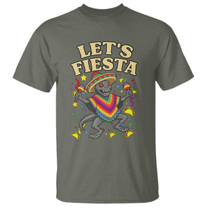 Funny Chupacabra Lets Fiesta T Shirt Cinco De Mayo Gift TS12 Military Green Print Your Wear