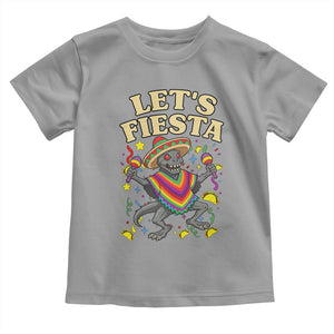 Funny Chupacabra Lets Fiesta Toddler T Shirt Cinco De Mayo Gift TS12 Sport Gray Print Your Wear