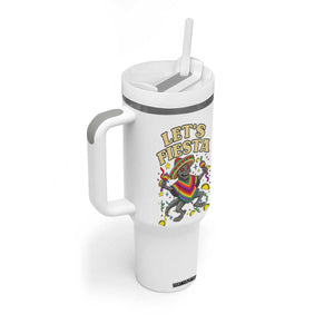 Funny Chupacabra Lets Fiesta Tumbler With Handle Cinco De Mayo Gift TS12 Print Your Wear