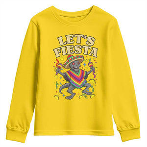 Funny Chupacabra Lets Fiesta Youth Sweatshirt Cinco De Mayo Gift TS12 Daisy Print Your Wear