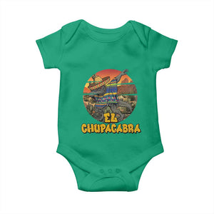 Funny Cinco De Mayo Cryptid Lover Gift Baby Onesie El Squatcho Dabbing TS12 Irish Green Print Your Wear