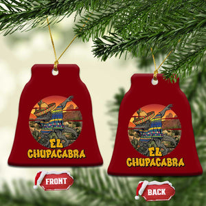 Funny Cinco De Mayo Cryptid Lover Gift Ceramic Ornament El Squatcho Dabbing TS12 Print Your Wear