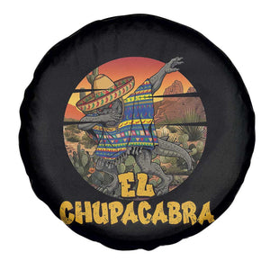 Funny Cinco De Mayo Cryptid Lover Gift Spare Tire Cover El Squatcho Dabbing TS12 Print Your Wear