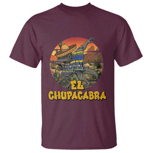Funny Cinco De Mayo Cryptid Lover Gift T Shirt El Squatcho Dabbing TS12 Maroon Print Your Wear