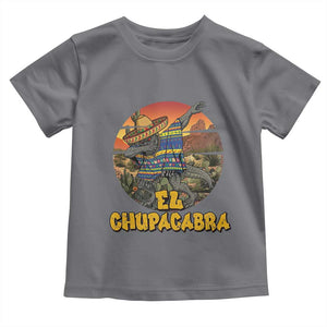 Funny Cinco De Mayo Cryptid Lover Gift Toddler T Shirt El Squatcho Dabbing TS12 Charcoal Print Your Wear