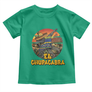 Funny Cinco De Mayo Cryptid Lover Gift Toddler T Shirt El Squatcho Dabbing TS12 Irish Green Print Your Wear