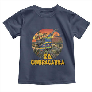 Funny Cinco De Mayo Cryptid Lover Gift Toddler T Shirt El Squatcho Dabbing TS12 Navy Print Your Wear