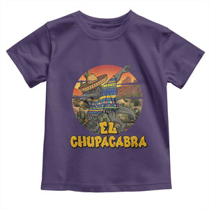 Funny Cinco De Mayo Cryptid Lover Gift Toddler T Shirt El Squatcho Dabbing TS12 Purple Print Your Wear