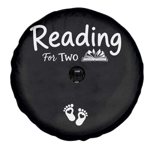 Pregnancy Announcement For Book Lovers Spare Tire Cover Reading For Two TS12 Print Your Wear