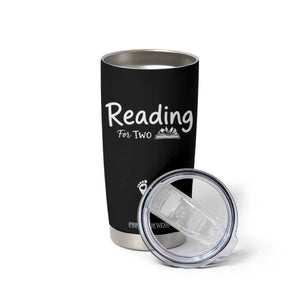Pregnancy Announcement For Book Lovers Tumbler Cup Reading For Two TS12 Print Your Wear