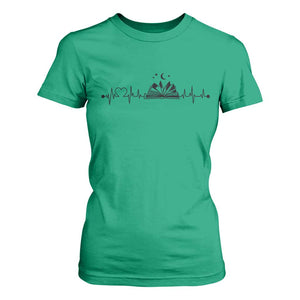 Bookaholic Heartbeat Graphic T Shirt For Women Vintage Reader Lifeline Gift TS12 Irish Green Print Your Wear