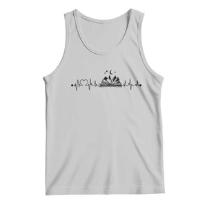 Bookaholic Heartbeat Graphic Tank Top Vintage Reader Lifeline Gift TS12 Ash Print Your Wear