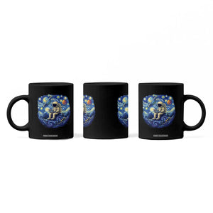 Starry Night Space Bookworm Coffee Mug Funny Astronaut Reader Gift TS12 Print Your Wear