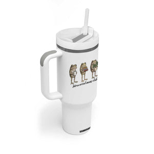 Introverted Moms Club Frog Graphic Tumbler With Handle Funny Mothers Day Gift TS12 Print Your Wear