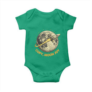 Copy Moon Joy Space Lover Lunar Mission Baby Onesie Astronaut Sci Fi Graphic TS12 Irish Green Print Your Wear