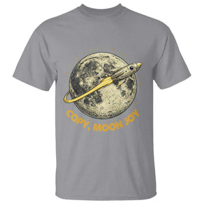 Copy Moon Joy Space Lover Lunar Mission T Shirt Astronaut Sci Fi Graphic TS12 Sport Gray Print Your Wear