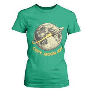 Copy Moon Joy Space Lover Lunar Mission T Shirt For Women Astronaut Sci Fi Graphic TS12 Irish Green Print Your Wear