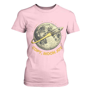 Copy Moon Joy Space Lover Lunar Mission T Shirt For Women Astronaut Sci Fi Graphic TS12 Light Pink Print Your Wear