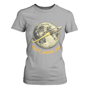 Copy Moon Joy Space Lover Lunar Mission T Shirt For Women Astronaut Sci Fi Graphic TS12 Sport Gray Print Your Wear