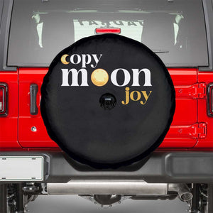 Copy Moon Joy Statement Full Moon Spare Tire Cover Space Exploration Lunar Journey 2026 TS12 Black Print Your Wear