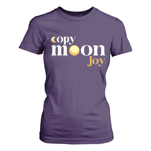 Copy Moon Joy Statement Full Moon T Shirt For Women Space Exploration Lunar Journey 2026 TS12 Purple Print Your Wear