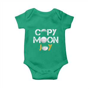 Lunar Mission Astronaut Space Lover Baby Onesie Copy Moon Joy Sci Fi Graphic TS12 Irish Green Print Your Wear