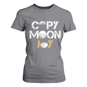 Lunar Mission Astronaut Space Lover T Shirt For Women Copy Moon Joy Sci Fi Graphic TS12 Charcoal Print Your Wear