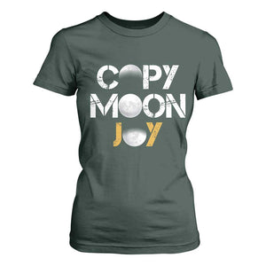 Lunar Mission Astronaut Space Lover T Shirt For Women Copy Moon Joy Sci Fi Graphic TS12 Dark Forest Green Print Your Wear