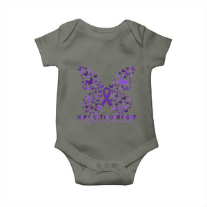 Alzheimers Awareness Butterfly Support Gift Baby Onesie Her Fight Our Fight