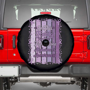 Purple Ribbon Alzheimers Caregiver Squad Gift Spare Tire Cover In This Family We Support Together