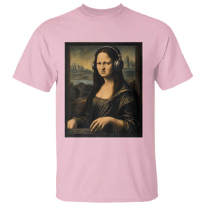 Funny Mona Lisa Bass Face T Shirt Vintage DJ Producer Music Lover Gift