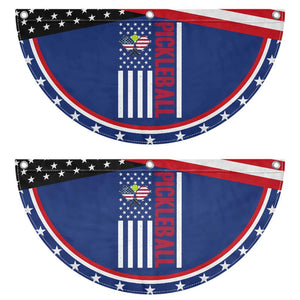 Pickleball Lover Patriotic Fan Flag American Flag Sport Gift