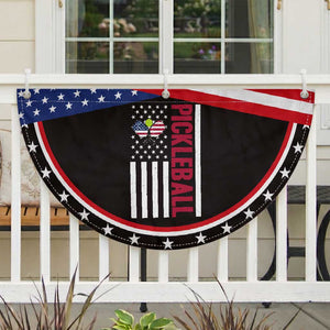 Pickleball Lover Patriotic Fan Flag American Flag Sport Gift