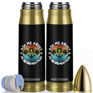 My Retirement Plan Bullet Tumbler Funny Pickleball Gift TS12 Black Print Your Wear