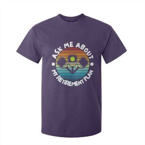 My Retirement Plan T Shirt For Kid Funny Pickleball Gift TS12 Purple Print Your Wear