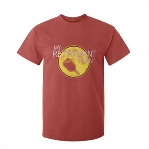 Funny Retirement Plan T Shirt For Kid Pickleball Gift For Lovers TS12 Red Print Your Wear