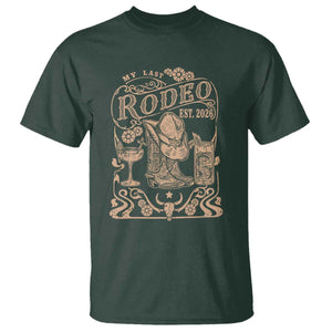 My Last Rodeo Western Bachelorette Party Bride 2026 T Shirt Cowgirl Wedding Gift TS12 Dark Forest Green Print Your Wear
