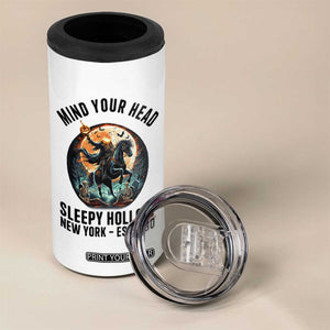 Headless Horseman 4 in 1 Can Cooler Tumbler Mind Your Head Haunted Gift TS12 Print Your Wear