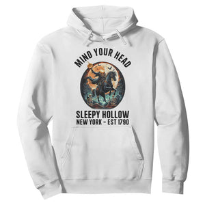Headless Horseman Hoodie Mind Your Head Haunted Gift TS12 White Print Your Wear