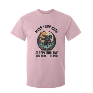 Headless Horseman T Shirt For Kid Mind Your Head Haunted Gift TS12 Light Pink Print Your Wear
