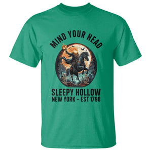 Headless Horseman T Shirt Mind Your Head Haunted Gift TS12 Irish Green Print Your Wear