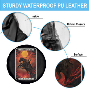 Headless Horseman Spare Tire Cover Where Is My Head Gothic Tarot Gift TS12 Print Your Wear