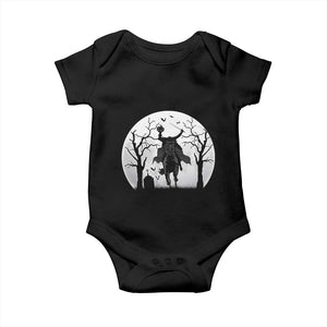 Headless Horseman Baby Onesie Gothic Horror Halloween Gift TS12 Black Print Your Wear