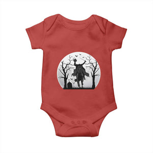 Headless Horseman Baby Onesie Gothic Horror Halloween Gift TS12 Red Print Your Wear
