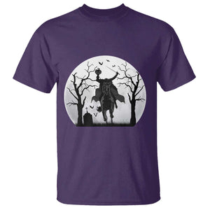 Headless Horseman T Shirt Gothic Horror Halloween Gift TS12 Purple Print Your Wear