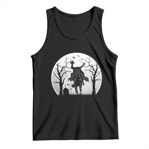 Headless Horseman Tank Top Gothic Horror Halloween Gift TS12 Black Print Your Wear