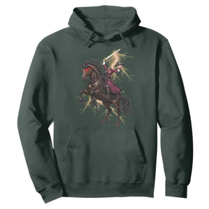 Dullahan Headless Horsewoman Hoodie Gothic Monster Girl Gift TS12 Dark Forest Green Print Your Wear